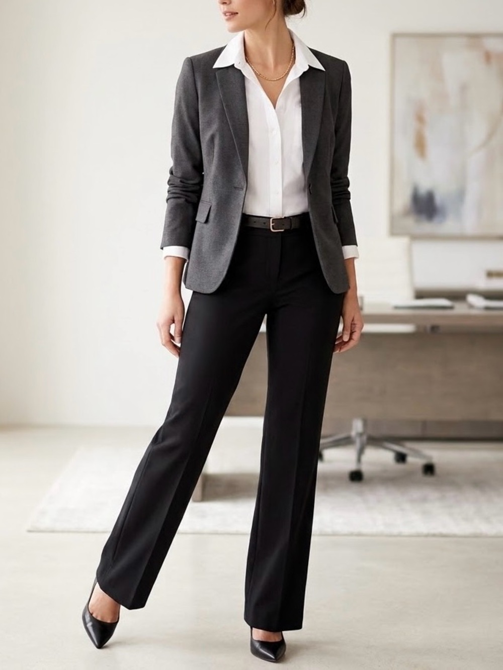 VINTAGE!!! The Limited Cassidy Fit Black Wide Leg Dress Pants - Size 10L
